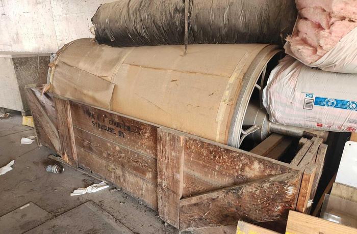 Used J.H. HORNE 100" WIDE X 48" DIA. DRUM THICKENER W/ SPARE DRUM