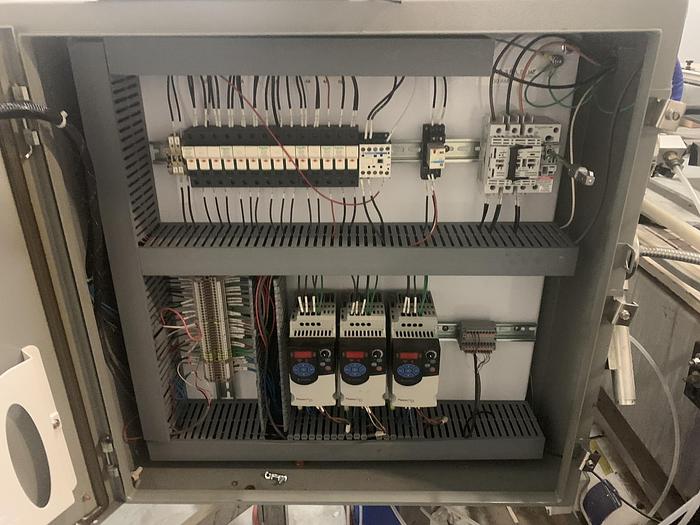 Used Hand Applied PDC Steam Tunnel DUAL ZONE STEAM TUNNEL WITH 16’ X 6’ X 6” LOOP CONVEYOR