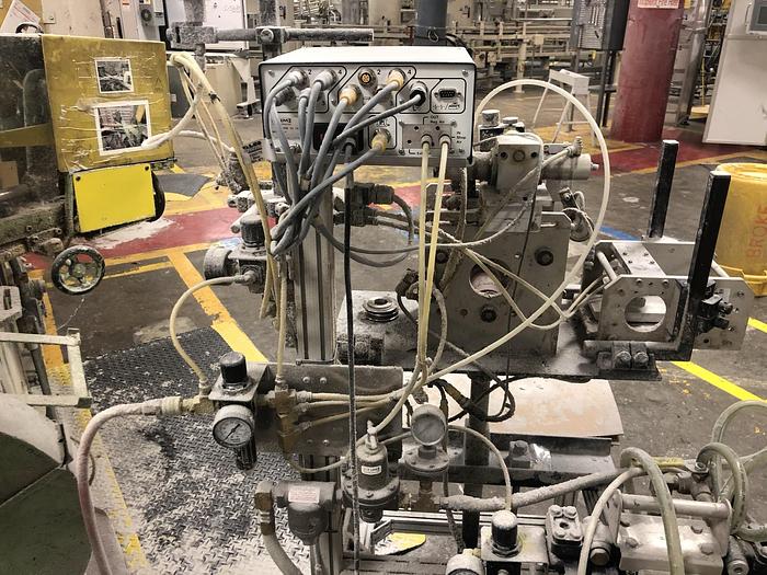 Used PCMC CORE WINDER WITH RONCO UNWIND STAND 2 PLY