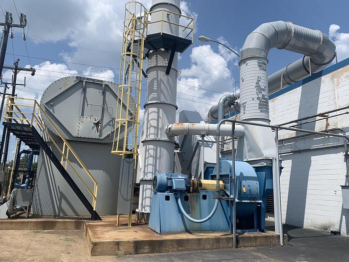 Used GEOENERGY GEOTHERM REGENERATIVE THERMAL OXIDIZER (RTO) 45,000 SCFM