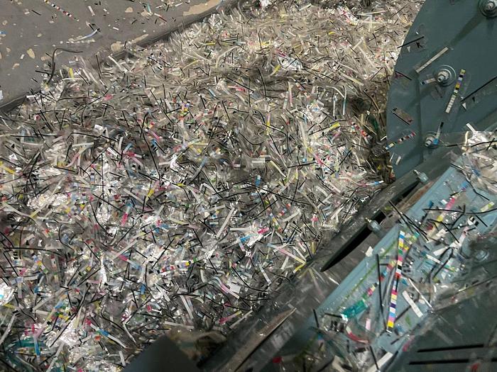 Used PAC PRECISION AIR CONVEY TRIM CHOPPER AND BLOWER SYSTEM