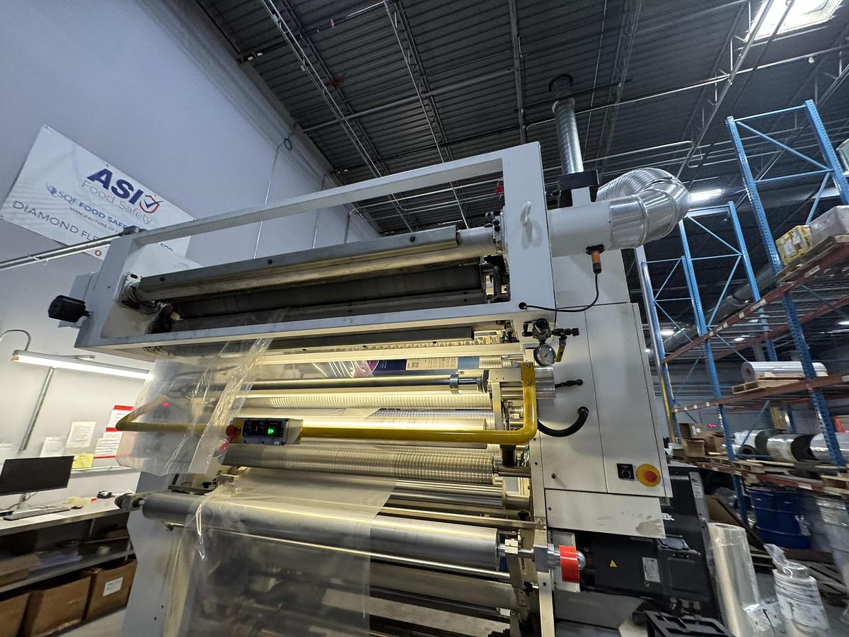 Used 59" WIDE NORDMECCANICA SUPER SIMPLEX 1500 SOLVENTLESS LAMINATOR - MFG 2012