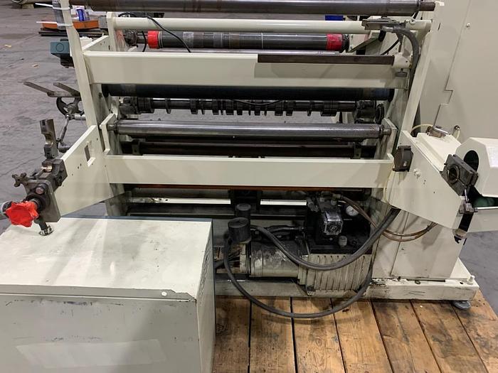 Used 32" WIDE ARROW MODEL 325-21 DUPLEX SLITTER REWIND