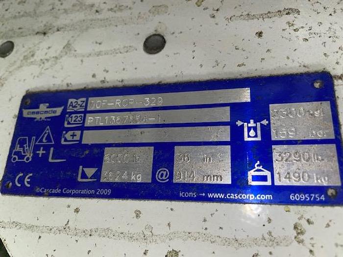 Used 2011 CATERPILLAR GC55KS 12000LB CAPACITY ROLL CLAMP TRUCK 72" ROLL CLAMP TRUCK