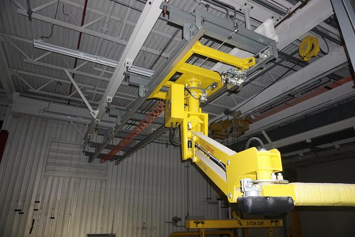 Used DALMEC ROLL MANIPULATORS CEILING MOUNTED SYSTEM (TWO AVAILABLE)