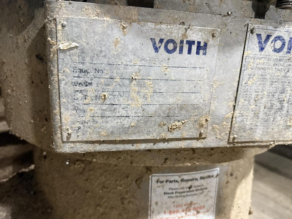 Used VOITH 400 TPD STOCK PREPERATION SYSTEM OCC WASTE (2002)