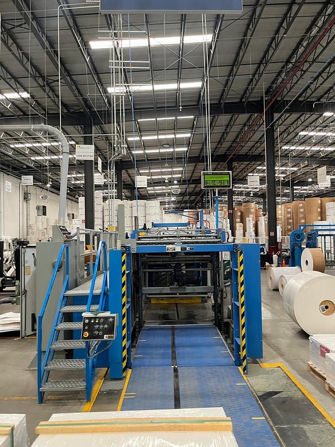 Used 65" WIDE BW MARQUIP SHEET WIZARD DUAL ROTARY SHEETER