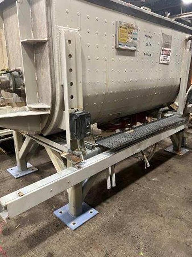 Used 87 CUBIC FOOT CAPACITY DAY MIXING DOUBLE RIBBON MIXER STAINLESS STEEL