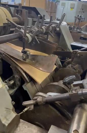 Used NEWLONG MODEL 177T + 506TH SOS PAPER BAG MACHINE WITH PAPER HANDLES