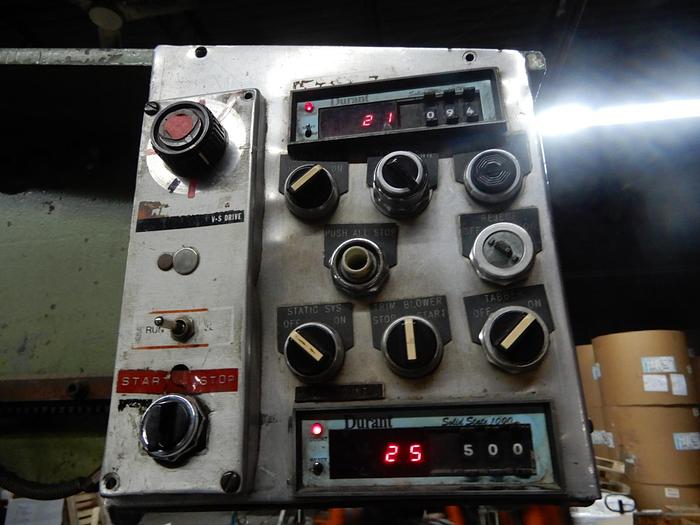 Used 88" (2.23M)  CLARK AIKEN SINGLE ROTARY SHEETER 4 UNWINDS AND STACKER