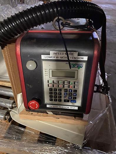 Used 2017 ROTOFLEX DSI-440 17.5" DIE CUTTER WITH SERVO TECHNOLOGIES SERIES 3 SERVO 3000 INFEED AND REREGISTER SYSTEM