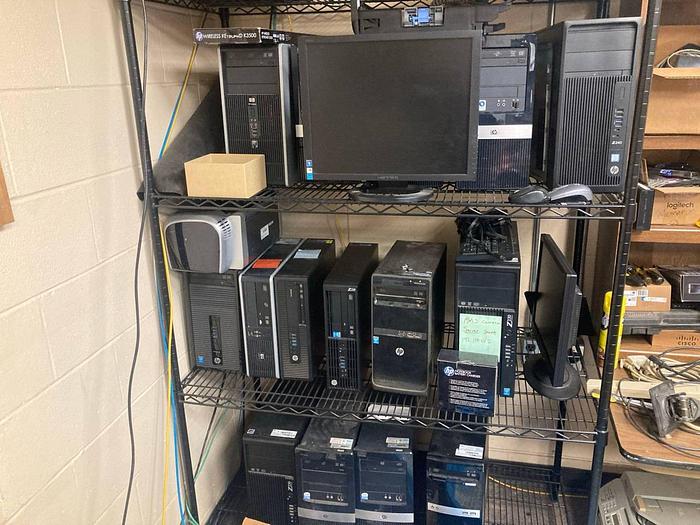 Used CONTENTS ON SHELVING SPARE IT GEAR