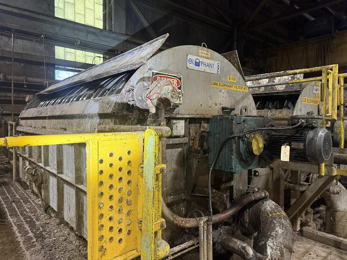 Used MERI ELEPHANT SAVEALL DRUM THICKENER MANUFACTURED 2001