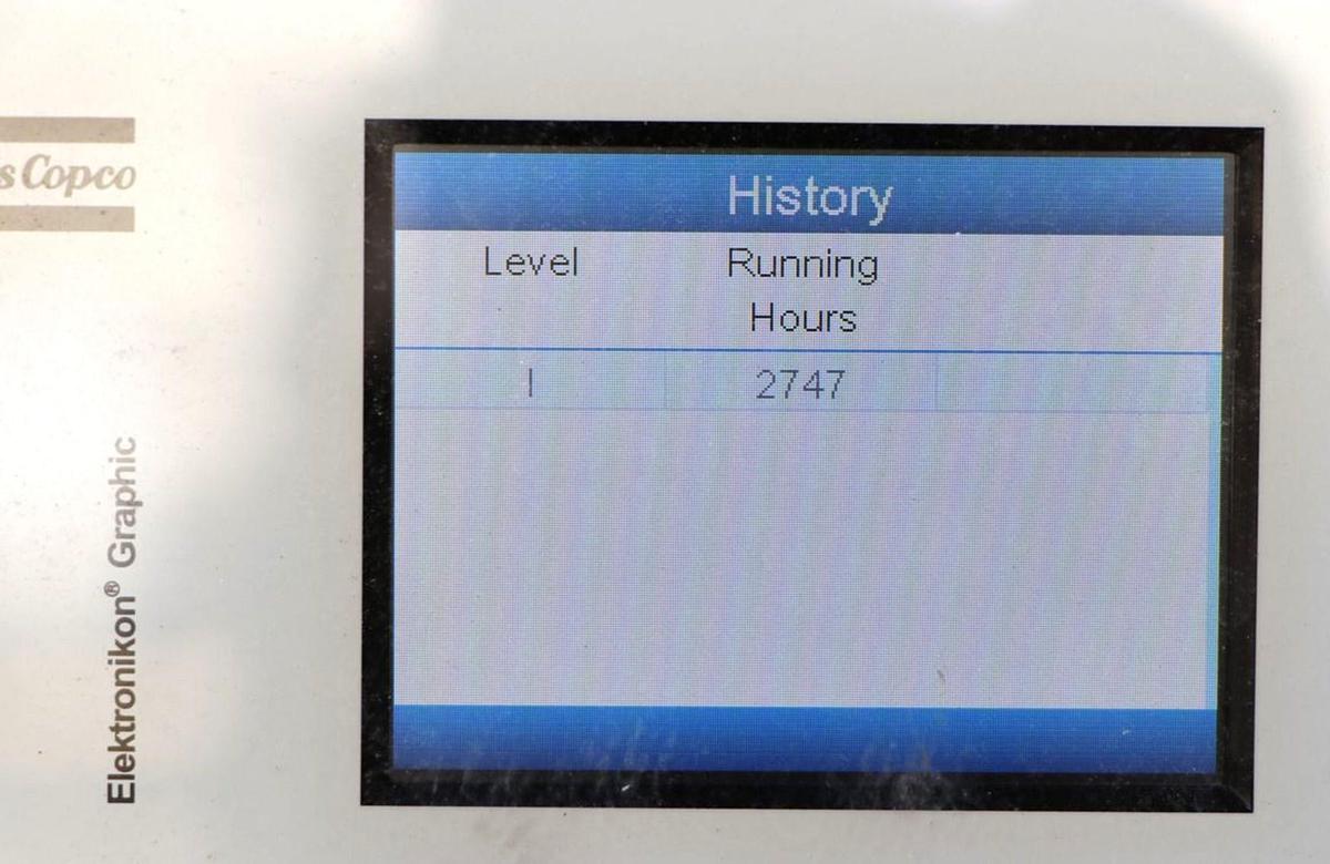 Used 145 HP/110kW ATLAS COPCO G110-6.8 SCREW AIR COMPRESSOR WITH ATLAS COPCO WATER SEPERATOR