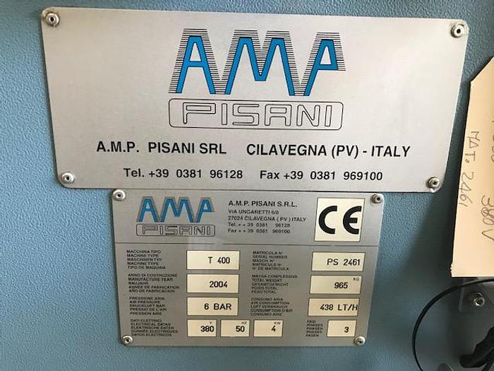 Used AMA-PISANI T-400 BALONEY CUTTER 85" WIDTH 12" DIAMTER ROLL