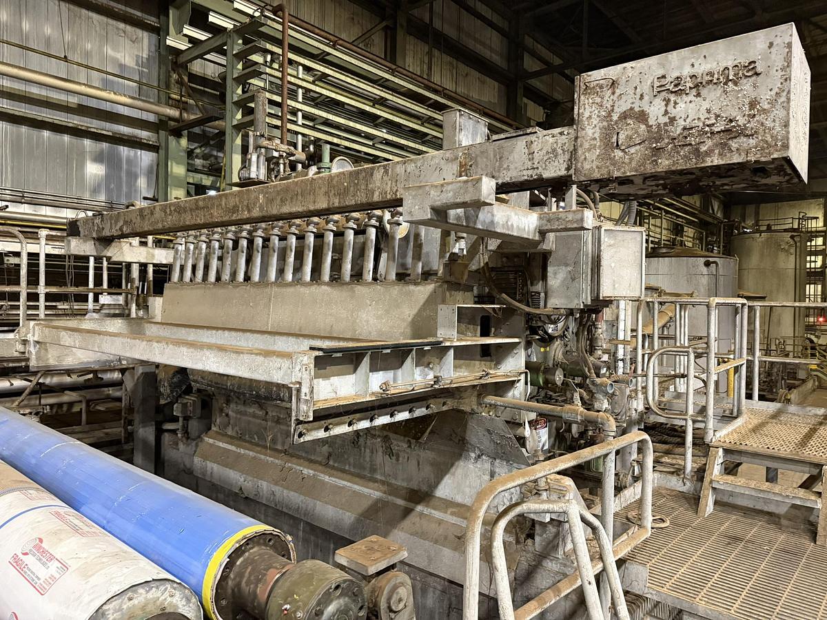Used 110" (2.8M) VOITH FOURDRINIER PAPER MACHINE (2002) – 72" DIAMETER DRYERS – DUAL SHOE PRESS – AVAILABLE IN SECTIONS (GBM)