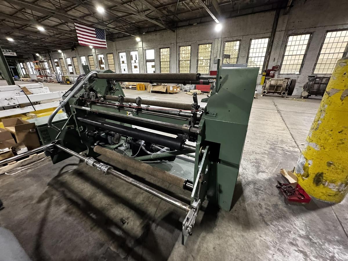 Used 24" STANFORD MODEL 142 LT DOCTOR REWINDER MACHINE WITH EDGE GUIDE