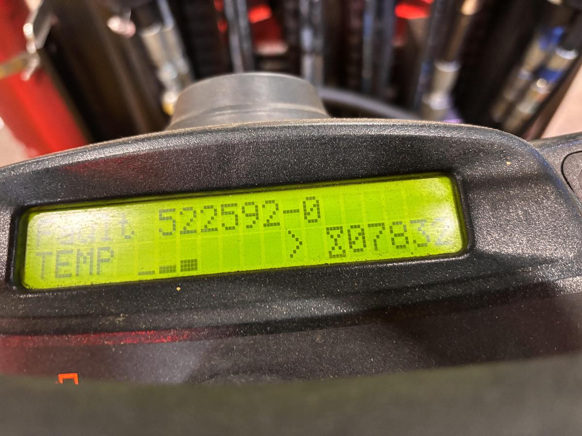 Used 12,000 POUND HYSTER S120FTPRS FORKLIFT WITH PAPER ROLL CLAMP MFG. 2020 LOW MAST