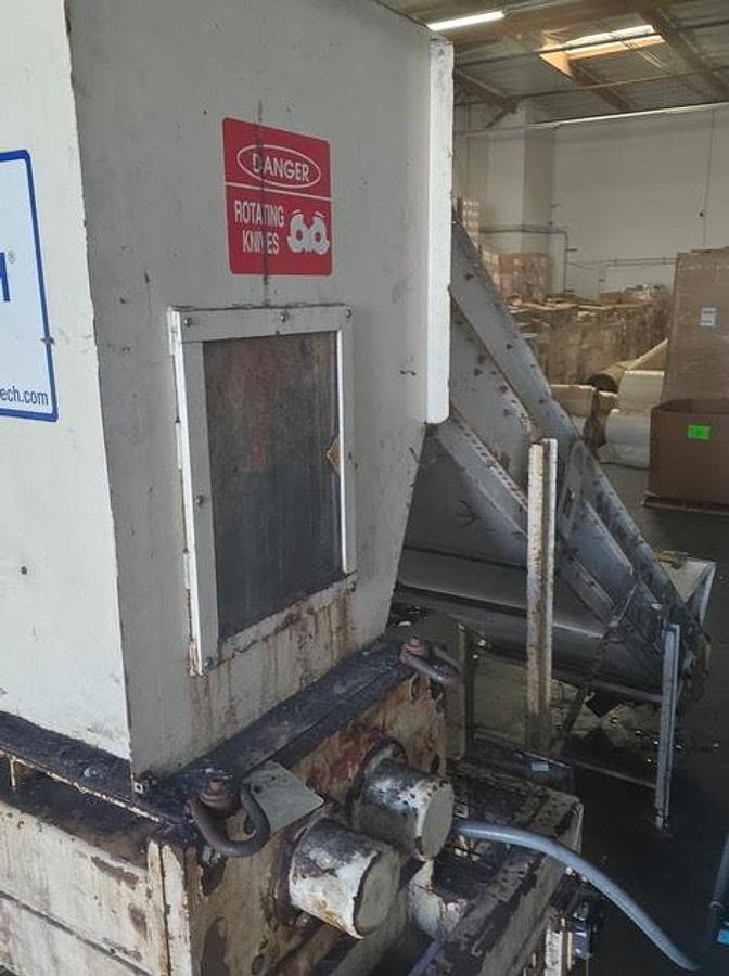 Used SHRED TECH MODEL ST-50 DUAL SHAFT SHREDDER 50 HP COMPLETE