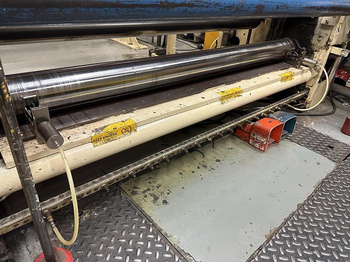 Used 60" DUSENBERY 840XY TWO DRUM SLITTER REWINDER