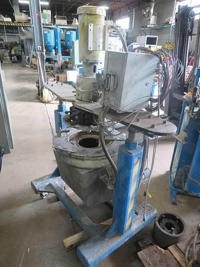 Used 1999 PTI pelletizing line with model TS4500 4.5″ 30:1 L/D extruder