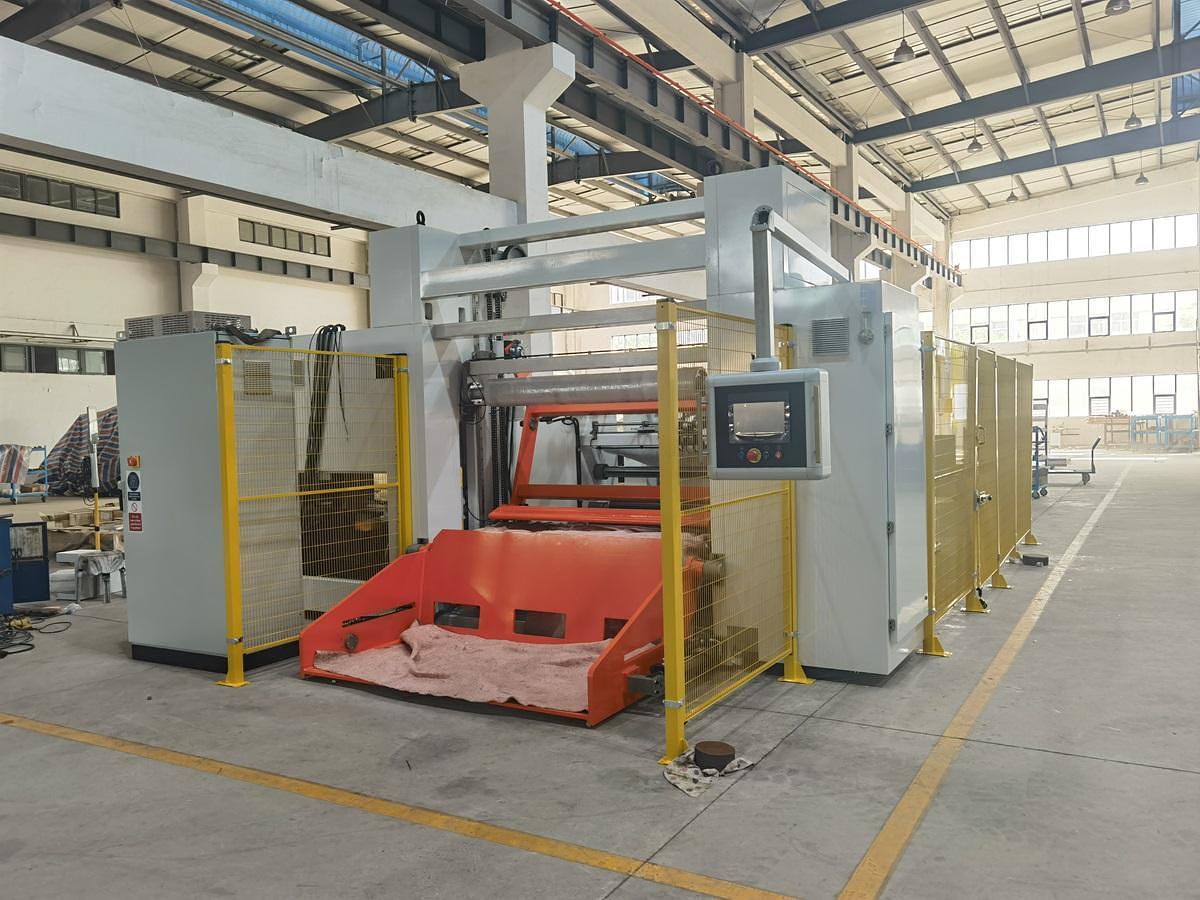 Used 63" SRC SYSTEMS LTD. MODEL 63TDW TWO DRUM WINDER 53" REWIND DIAMETER