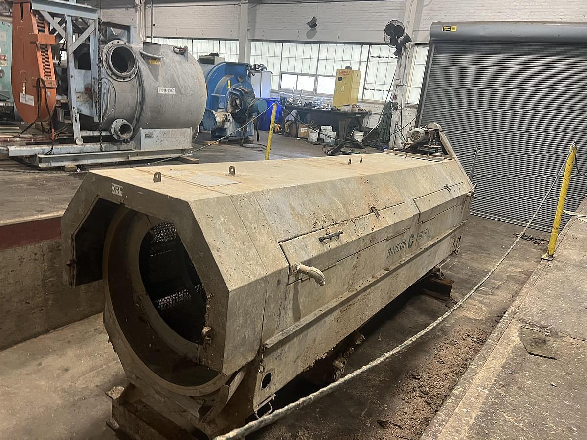 Used BAYCOR MODEL MD-S48168TH FIBRE DRUM SCREEN  S/S