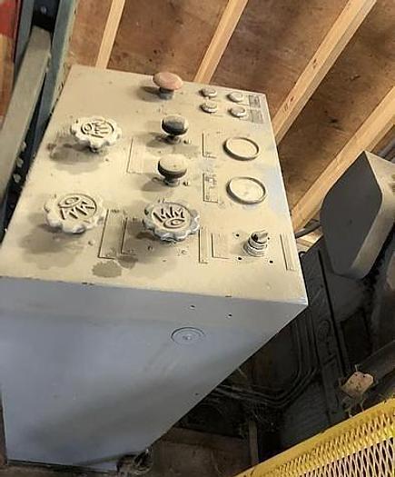 Used MANCHESTER MACHINE CO. 112" FACE WIDTH HORIZONTAL TRACK REEL 36" DIA. DRUM