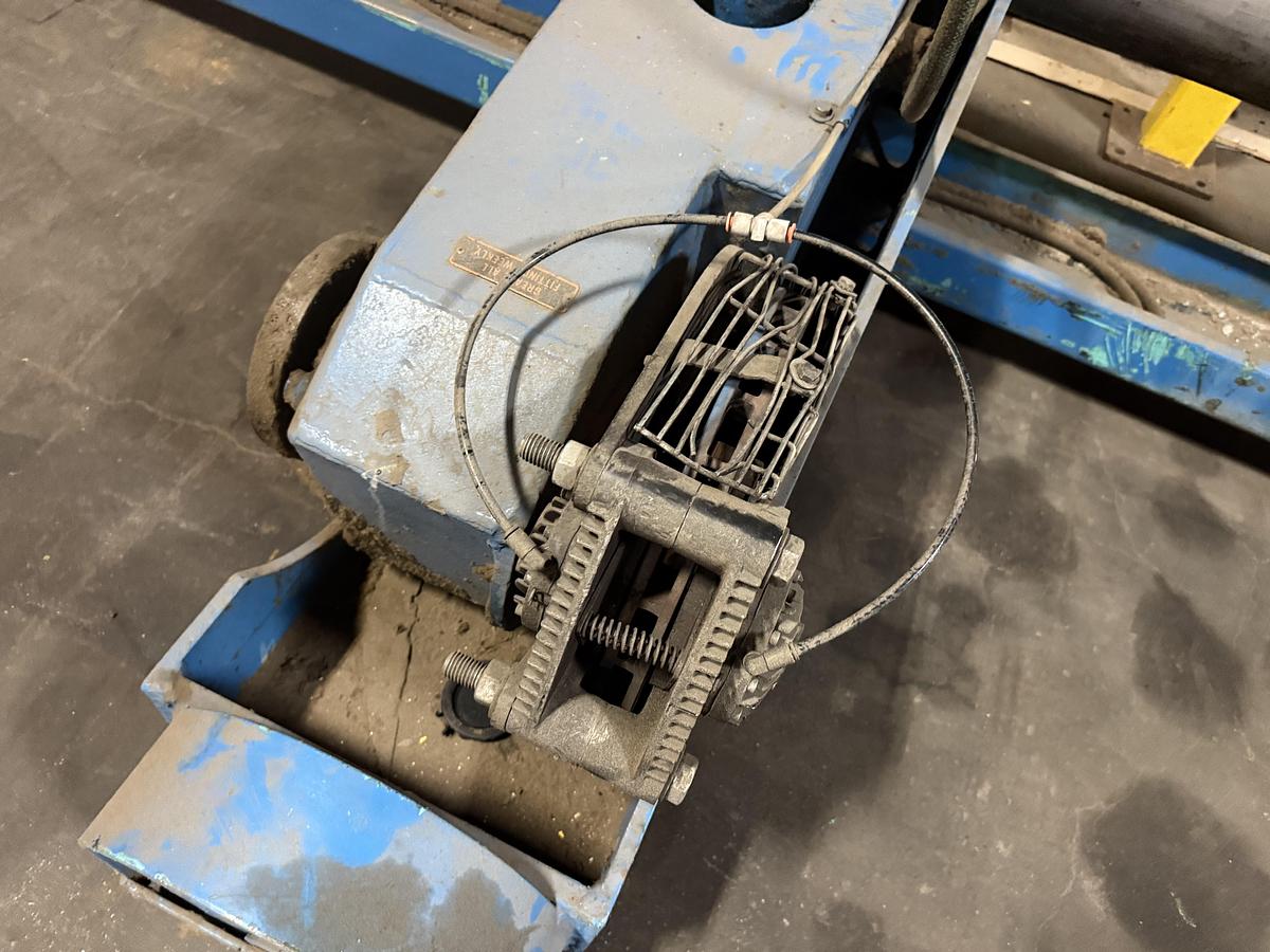 Used MARTIN SHAFTLESS FLOOR PICK UP UNWIND STAND 60" DIAMETER