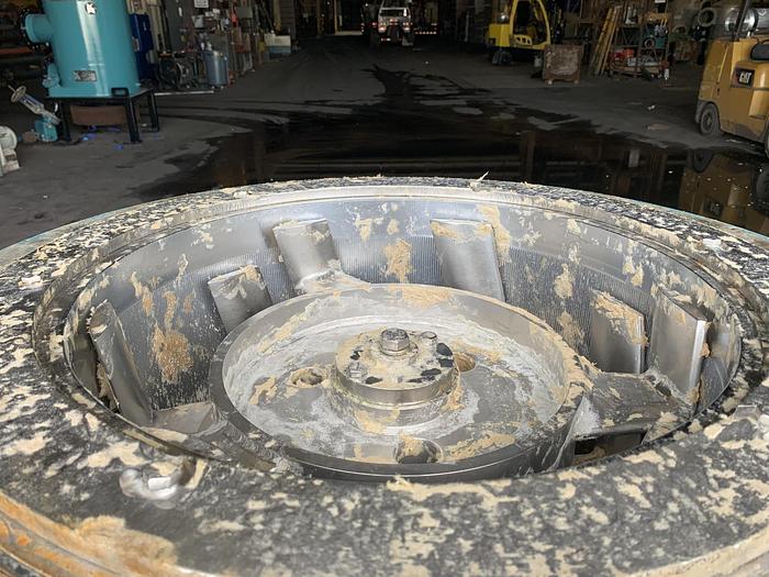 Used BLACK CLAWSON UV-100 PRESSURE SCREEN STAINLESS STEEL W/ MOTOR 2 OF 3