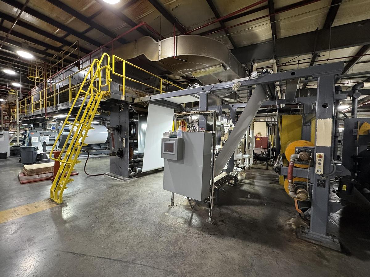 Used 72" WIDE INTAROTO LAMINATOR - PAPER & BOARD