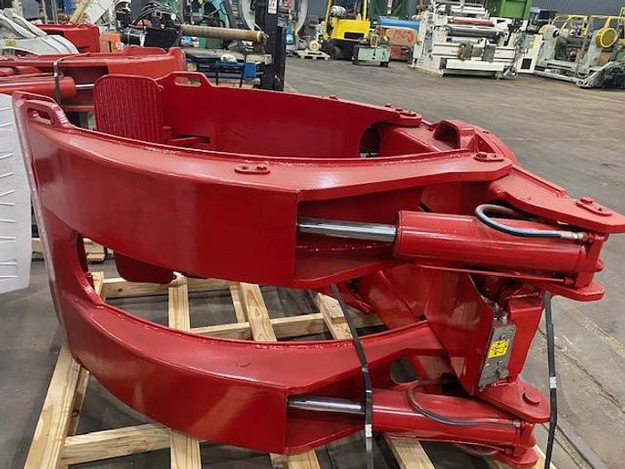 Used 84" BOLZONI AURAMO MODEL ARC-100-2084PE PAPER ROLL CLAMP MANUFACTURED 2018
