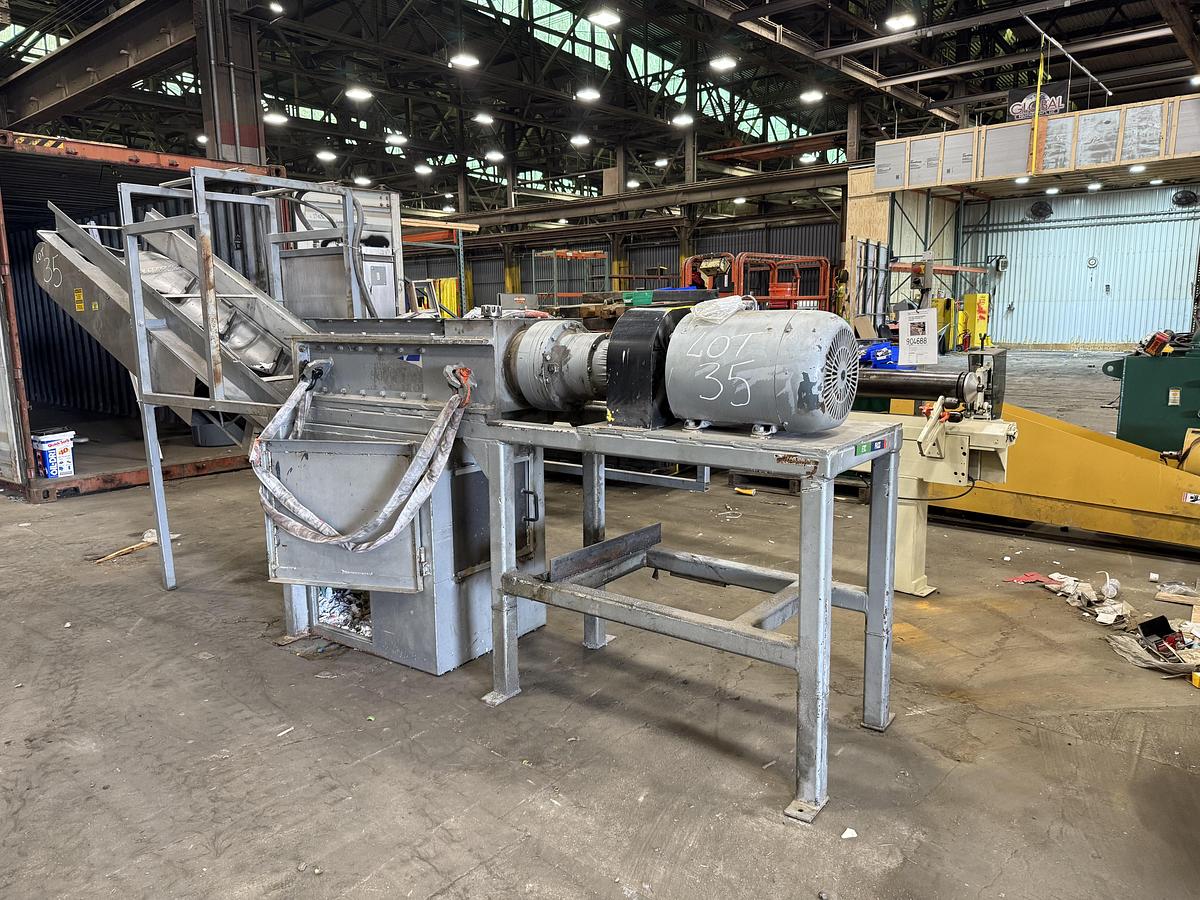 Used 25 HP SSI SHREDDER DUAL SHAFT SHREDDER