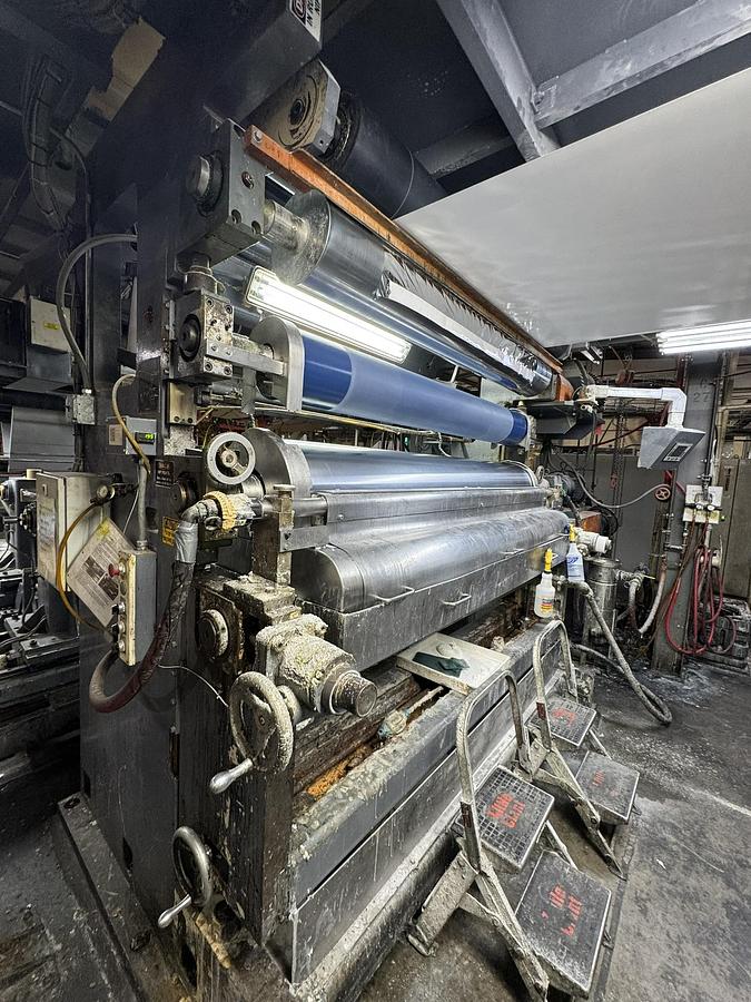 Used 72" WIDE INTAROTO LAMINATOR - PAPER & BOARD