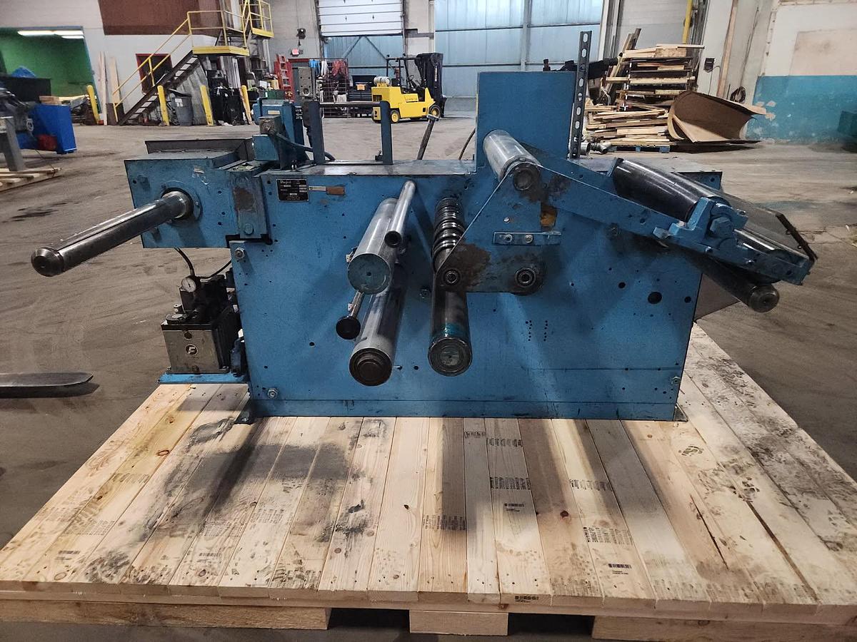 Used 24" WIDE STANFORD MODEL 142HD DOCTOR MACHINE - 40" REWIND DIAMETER