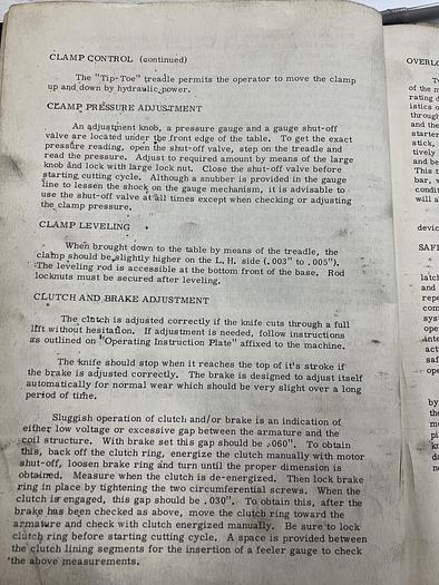 Used 110" LAWSON PACEMAKER 11 GUILLOTINE CUTTER WITH MICROCUT- SOLD JA