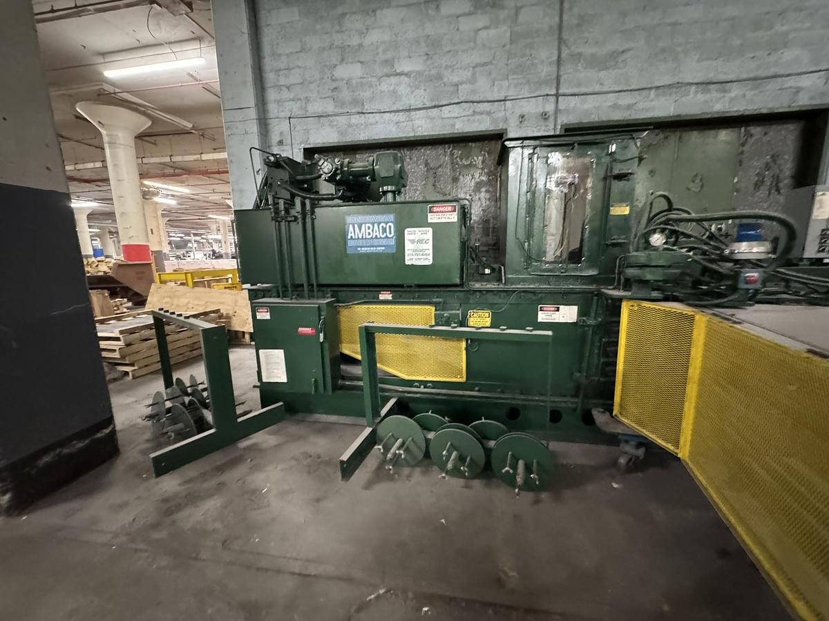 Used AMERICAN BALER MODEL 10357 HORIZONTAL AUTOTIE BALER 20 HP