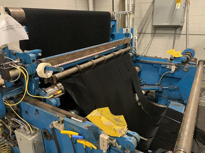 Used 60" WIDE KIDDER PAPER SLITTER REWINDER - UPDATED DRIVE - PENDING