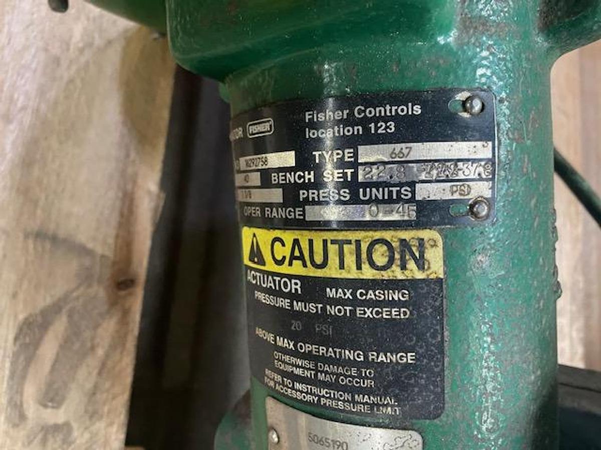 Used FISHER CONTROL VALVE