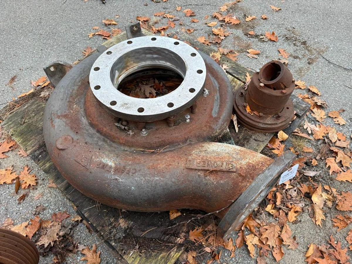 Used GOULD PUMP CASING SIZE 10X12-24 STAINLESS STEEL