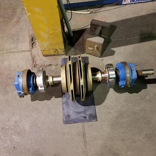 Used Goulds 3316 rotor 3x4x11 10-7/8" brz