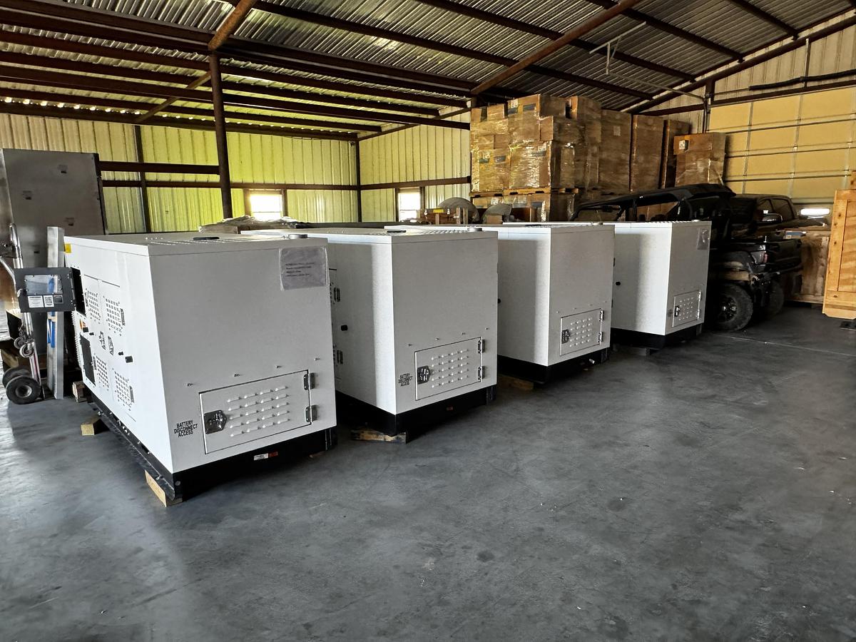 Used 22kw CK POWER MAGNAPLUS NATURAL GAS GENERATOR MFG 2023