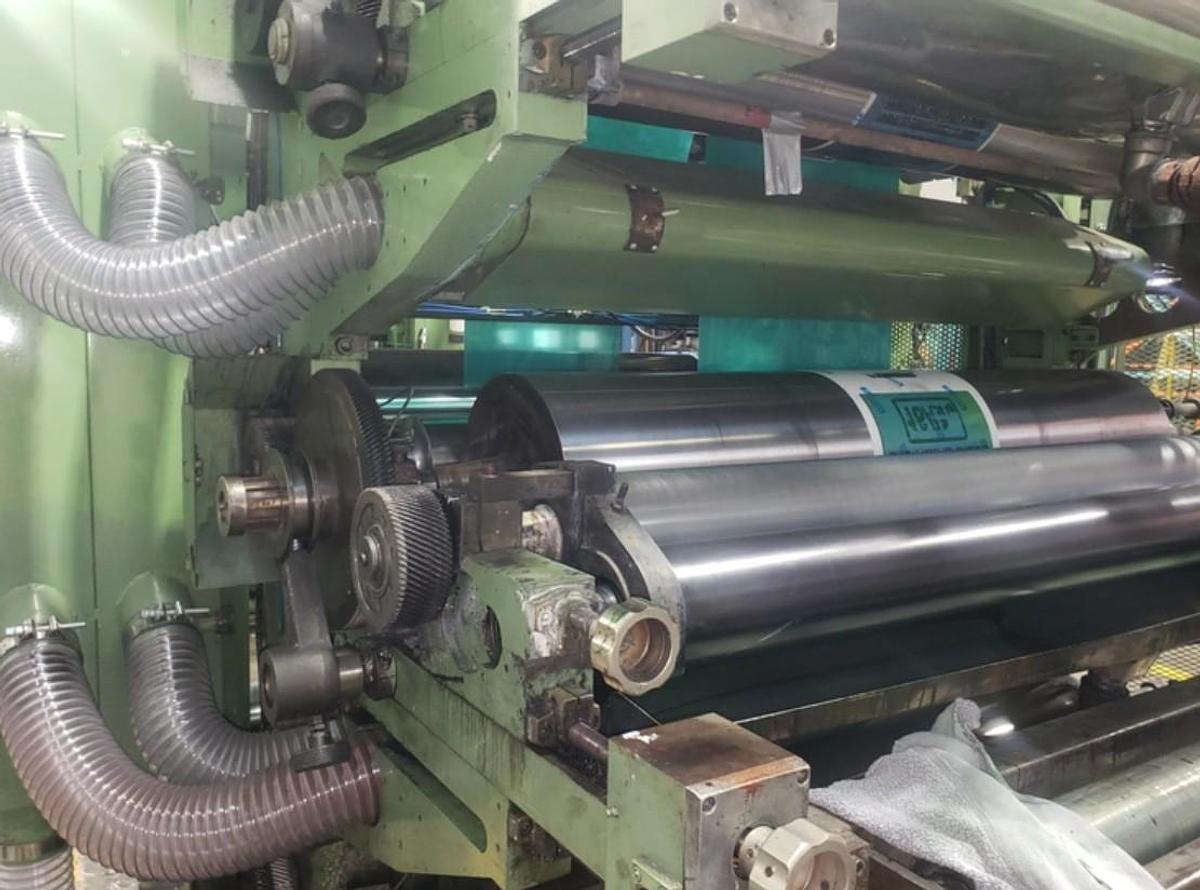 Used 58" WIDE UTECO 6 COLOR STACK PRESS MODEL GOLD RR608