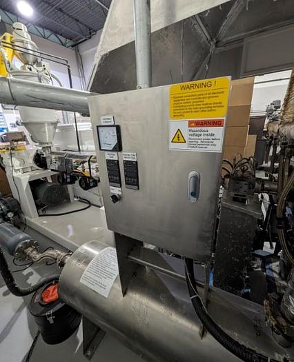 Used 24" WIDE (600MM) BFE PP MELTBLOWN FABRIC MAKING LINE