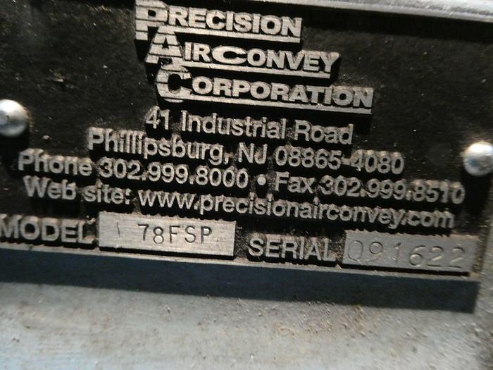 Used PRECISION AIR CONVEY MODEL 78FSP TRIM CHOPPER WITH MOTOR