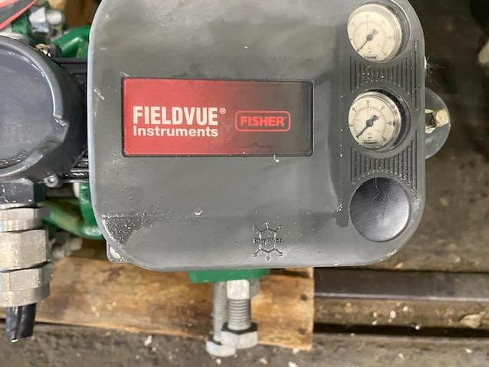Used FISHER CONTROL VALVE ACTUATOR SIZE 3 BODY SIZE 8