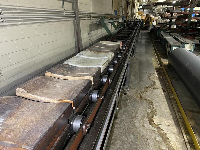 Used 375' 5000LB CAPACITY IN FLOOR ROLL HANDLING SYSTEM