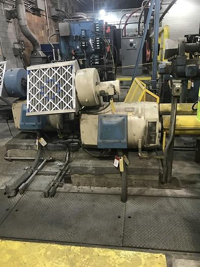 Used 130" WIDE BLACK CLAWSON TWO DRUM WINDER