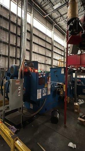 Used 30 HP BALEMASTER MODEL 4830G-8 (EO-840) HORIZONTAL AUTO TIE BALER 60" x 40" FEED OPENING MANUFACTURED 2017