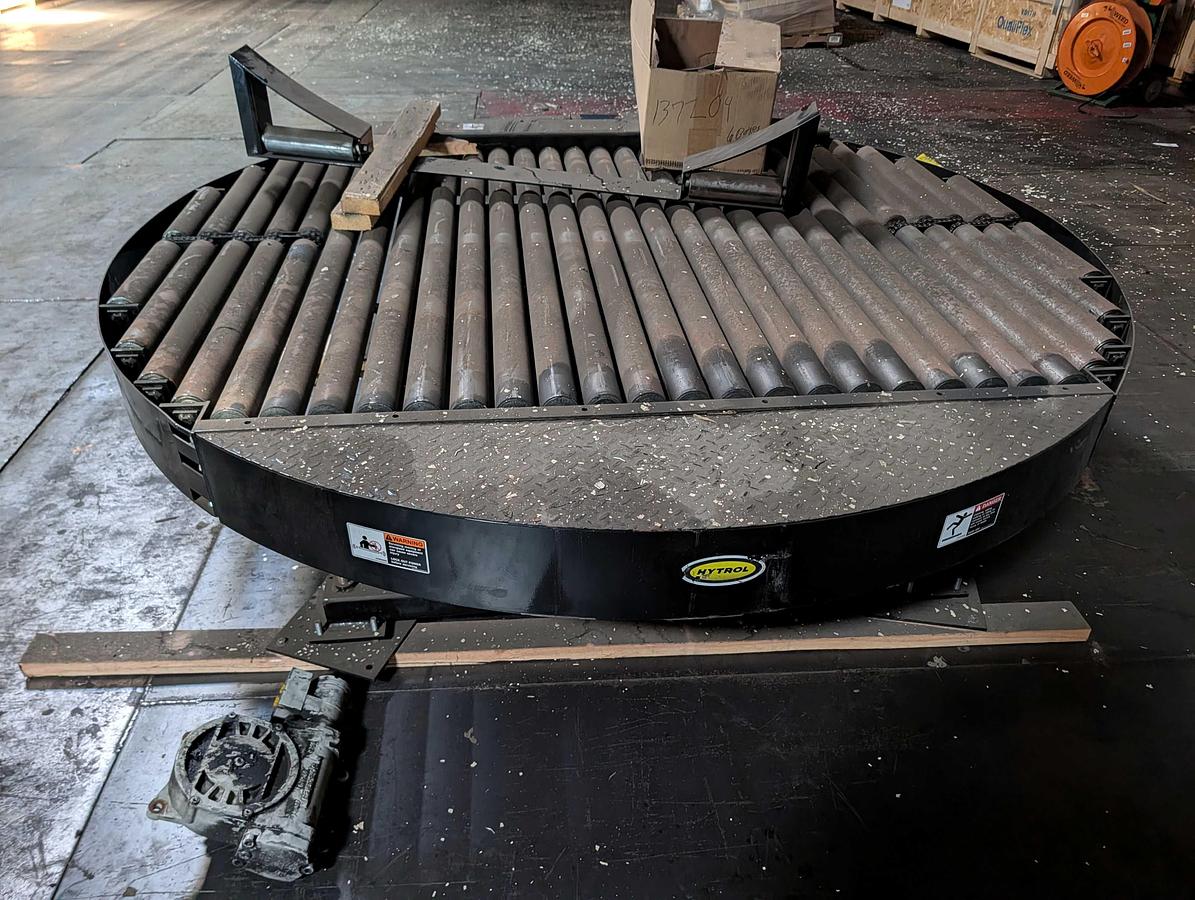 Used HYTROL MODEL 26CRPT POWERED TURNTABLE
